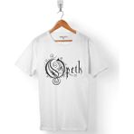 Kendim Seçtim Opeth Logo Progresif Metal Musıc Erkek Tişört - Beyaz - Renkli - 2XL