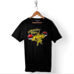 Kendim Seçtim Pikachu Gym Fitness Spor Vücut Geliştirme Baskılı Tişört Unisex T-Shirt - Siyah - 2XL