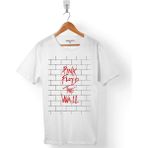 Kendim Seçtim Pınk Floyd The Wall Duvar Erkek Tişört - Beyaz - Renkli - XS