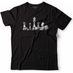 Kendim Seçtim Satranç Chess Kale Vezir At Santranç Çocuk Tişört Siyah - 5 - 6 Yaş - 031-Siyah