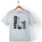 Kendim Seçtim Satranç Zeka Oyunu Şah Mat Vezir Chess Çocuk T-Shirt - 1 - 2 Yaş - Beyaz