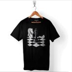 Kendim Seçtim Satranç Zeka Oyunu Şah Mat Vezir Chess Santranç Baskılı Tişört T-Shirt - Siyah