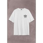 Kendim Seçtim Sırt Ön Baskılı Oversize Beyaz Archgoat Behemoth Metallica Heavy Metal Erkek T-Shirt
