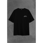 Kendim Seçtim Sırt Ön Baskılı Oversize Siyah Amon Amarth Skull Logo Kuru Kafa Erkek T-Shirt