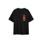 Kendim Seçtim Siyah Oversize Tişört Rage Against The Machine Ratm Music Rock Metal Sırt Ön Baskılı Unisex T-shirt