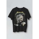 Kendim Seçtim Siyah T-Shirt Metallica And Justice For All Rock Metal Music Baskılı Tişört - 2XL