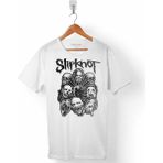 Kendim Seçtim Slipknot Rock Band Established 1995 Beyaz Erkek Tişört