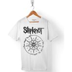 Kendim Seçtim Slıpknot Slıp Knot Ravado Goat Star Logo Erkek Tişört - Beyaz - Renkli