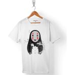 Kendim Seçtim Spirited Away No Face Miyazaki Beyaz Erkek Tişört
