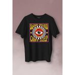 Kendim Seçtim T01S4005 Can't Sleep Urban Street Sokak Wear Baskılı Siyah Unisex T-shirt