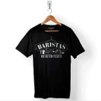 Kendim Seçtim The Barista Coffee Kahve Espresso Maker Syphon Baskılı Tişört T-Shirt - 2XL - Siyah