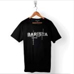 Kendim Seçtim The Barista Coffee Kahve Espresso Maker Syphon Baskılı Tişört T-Shirt - Siyah