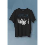 Kendim Seçtim The Cure Robert Smith Vintage Kısa Kollu Baskılı Siyah T-Shirt Tişört