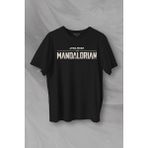 Kendim Seçtim The Mandalorian Bebek Yoda Cep Tasarımı Star Wars Baskılı Tişört T-Shirt - XL - Siyah
