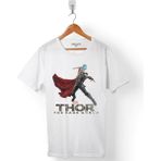 Kendim Seçtim Thor Avengers Marvel Logo Beyaz Erkek Tişört