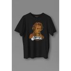 Kendim Seçtim Unisex T-Shirt Clockwork Orange Otomatik Portakal Kitap Film Siyah Baskılı Tişört - XL