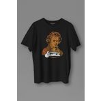Kendim Seçtim Unisex T-shirt Clockwork Orange Otomatik Portakal Kitap Film Siyah Baskılı Tişört