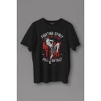 Kendim Seçtim Unisex T-Shirt Muay Thai Fight The Art Of Fighting Dövüş Siyah Baskılı Tişört - XS