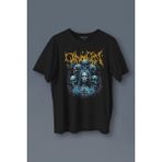 Kendim Seçtim Unisex T-Shirt Omen Gotik Skull Gothic Corpse Bride Siyah Baskılı Tişört - XL