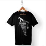 Kendim Seçtim Wızard Yüzüklerin Efendisi Lord Of The Rings Baskılı Tişört Unisex T-Shirt - Siyah - XS