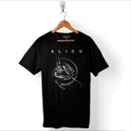 Kendim Seçtim Yaratık Alien Covenant Sinema Filmi Afiş Logo Baskılı Tişört Unisex T-Shirt - Siyah - 2XL