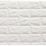 Kendinden Yapışkanlı 70X77 Cm Sünger Beyaz Duvar Kağıdı Paneli