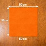 Kendinden Yapışkanlı Alkantara Süet Suni Deri 50 x 50 - Turuncu - 50 cm