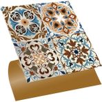 Kendinden Yapışkanlı Banyo Mutfak Kaplama Fas 010 Karma Desenli Pvc Karo 30X30 cm (33 Adet) 3m2