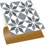 Kendinden Yapışkanlı Geometrik 028 Desenli Pvc Karo 30X30 cm (33 Adet) 3m2