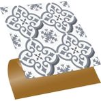 Kendinden Yapışkanlı Geometrik 036 Desenli Pvc Karo 30X30 cm (33 Adet) 3m2