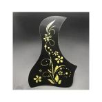 Kendinden Yapışkanlı Gitar Pickguard - Sarı Çiçek Desenli