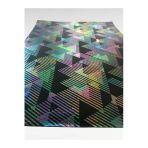 Kendinden Yapışkanlı Hologramlı Geo Suni Deri Kutu Kılıf Cüzdan Anahtarlık Kaplama 21X30 Cm