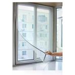 Kendinden Yapışkanlı Pencere Sineklik 75x125 Cm Kolay Montaj Yıkanabilir Tül Beyaz