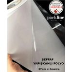 Kendinden Yapışkanlı Şeffaf Masa Yüzey Koruma Folyosu 37 Cm X 3 Metre