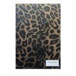 Kendinden Yapışkanlı Varaklı Leopar Suni Deri – 21x30 cm – Çanta, Kutu, Cüzdan, Anahtarlık ve DIY Kaplama Malzemesi