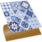 Kendinden Yapışkanlı Yeni Mavilim Desenli Pvc Karo 30X30 cm (33 Adet) 3m2