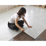 Kendinden Yapışkanlı Yer Zemin Ve Duvar Kaplama Paneli Arkası Kauçuklu 60X60cm Floor Pvc Panel 6216