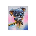 kendinyaphobi Sayılarla Boyama Seti Çerçeveli Kasnaklı Minik Koala 40 x 50 cm