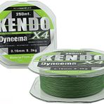 Kendo 250 mt Green 0,12 mm Dynema 4 Örgü