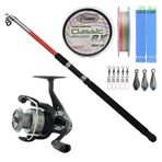 Kendo Elbe 3.50 m 70-150 gr Olta Kamışı + Okuma Revenger RV-55 FD Olta Makinesi Deniz Göl Olta Seti