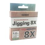 Kendo Jigging Fluo Green 0,18 mm 8X Flash 300 mt Örgü İp