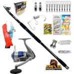 Kendo Okuma Sea Power 5000 Oslo Black Fight 360CM 100-200GR Profesyonel Surf Kıyı Olta Takımı Seti