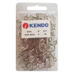 Kendo Treble 3'Lu Olta Ignesi 8248 Beyaz Krom Celik Uclu Igne