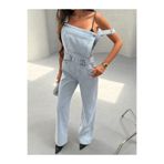 KENE JEANS BOL PAÇA BUZ KAR BAHÇIVAN KOT TULUM