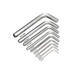 Kenet Ticaret 9'lu Çelik Alyan Anahtar Seti (BİRER ADET 2MM-2,5MM-3MM-3,5MM-4-5MM-6MM-8MM-10MM)