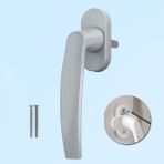 Keneth Pvc Pimapen Pencere Kolu Beyaz (Standart Boy-Dayanıklı Malzeme)