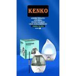 Kenko 1300ML Ultrasonik Hava Nemlendirici Buhar Makinesi ve Aroma Difüzörü LED Işıklı Aroma Terapi - Beyaz