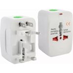 Kenko Dünya Priz Çevirici Dönüştürücü Ülkeler Arası Fiş Amerikan Ingiliz Priz Universal Travel Adaptör - 1 Adet - Beyaz
