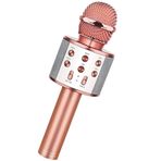 Kenko Karaoke Mikrofon Rose Gold Renk Bluetooth Hoparlör Hafıza Kartı Usb Aux Giriş Destekli Hadi Söyle kenko mikrofon