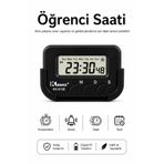 Kenko KK-613D Dijital Saat, Kronometre ve Alarm Fonksiyonlu, Siyah, ABS Plastik, Araç İçi ve Masaüstü Kullanım, Pomodoro Timer, LCD Ekranlı